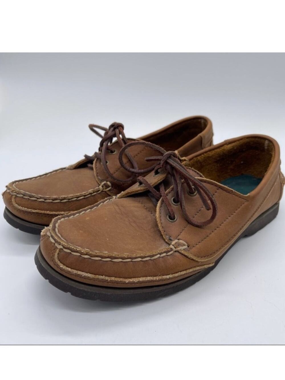 Eddie Bauer, Leather Driving Shoes, Size 9.5M. In excellent condition!
